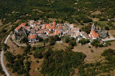 Boljun, zračni snimak 2009. godine