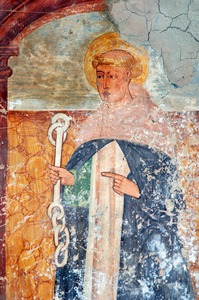 Zidna slika svetog Leonarda