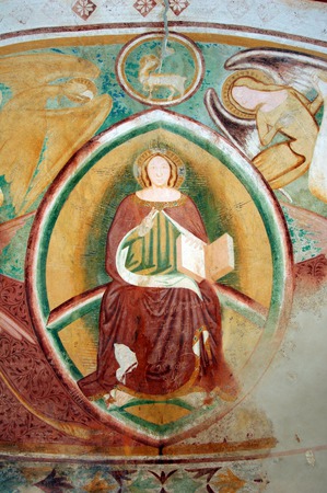 Zidna slika Krista u mandorli