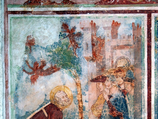 Zidna slika s prikazom Obaranje Artemidinog stabla u Plakomi