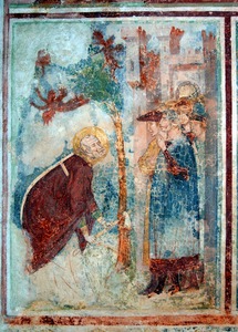 Zidna slika s prikazom Obaranje Artemidinog stabla u Plakomi