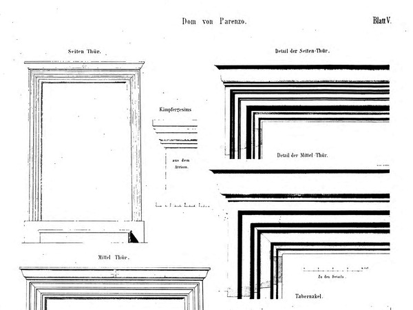Oltar i detalji vrata Eufrazijeve bazilike