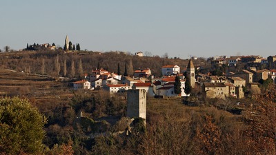 Zračni snimci Momjana 2005. godine