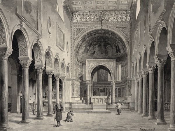 Prikaz unutrašnjosti Eufrazijeve bazilike