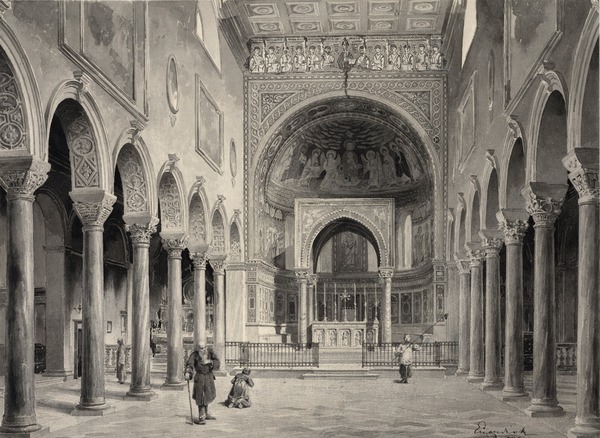 Prikaz unutrašnjosti Eufrazijeve bazilike