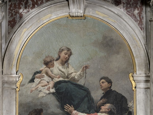 Oltarna slika Gospe Karmelske na oltaru svetog Petra