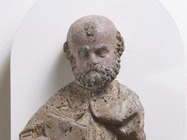Ostaci reljefnog poliptiha, kip svetog Petra