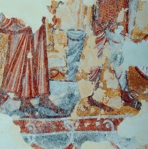 Zidna slika s prikazom događaja iz života svetog Stjepana