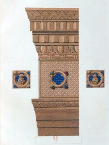 Slika detalja glavnog oltara u Eufrazijevoj bazilici objavljeni u knjizi Errard-Gayet...