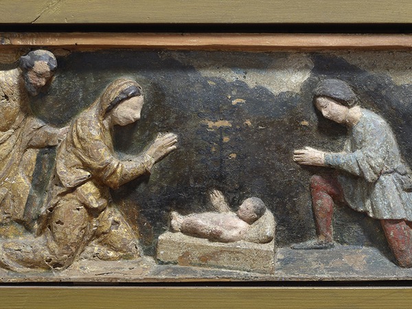Oltarni retabl, reljef Poklonstva pastira