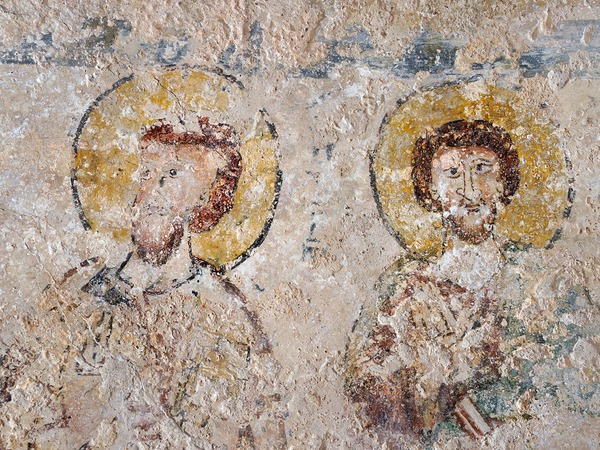 Zidna slika u crkvi svete Margarite kraj Vodnjana