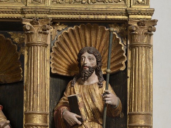 Oltarni retabl, kip svetog Jakova