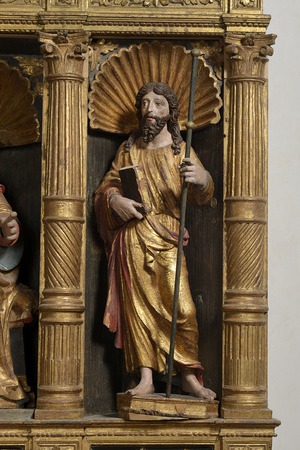 Oltarni retabl, kip svetog Jakova