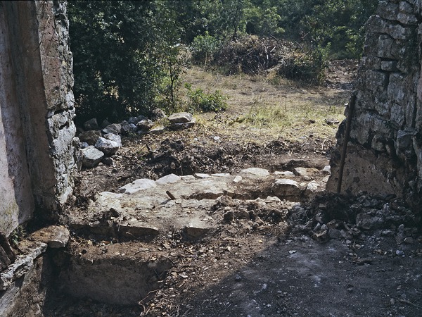 Crkva svetog Tome kraj Rovinja, iskopavanje sjeverne apside