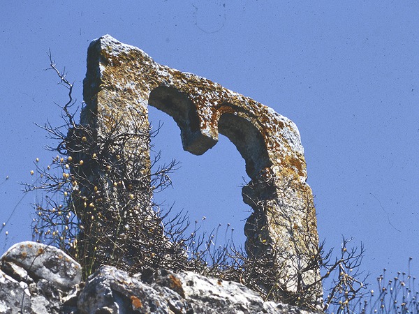 Crkva svetog Tome kraj Rovinja, vrh zvonika prije obnove