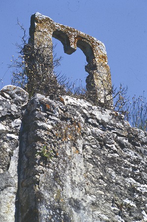 Crkva svetog Tome kraj Rovinja, vrh zvonika prije obnove