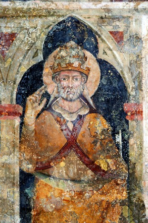 Zidna slika svetog Petra