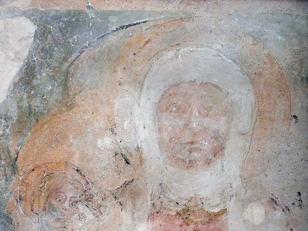Zidna slika svete Ane Samotreće