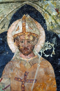 Zidna slika svetog Augustina (?)