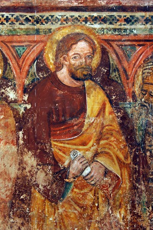 Zidna slika svetog Barnabe